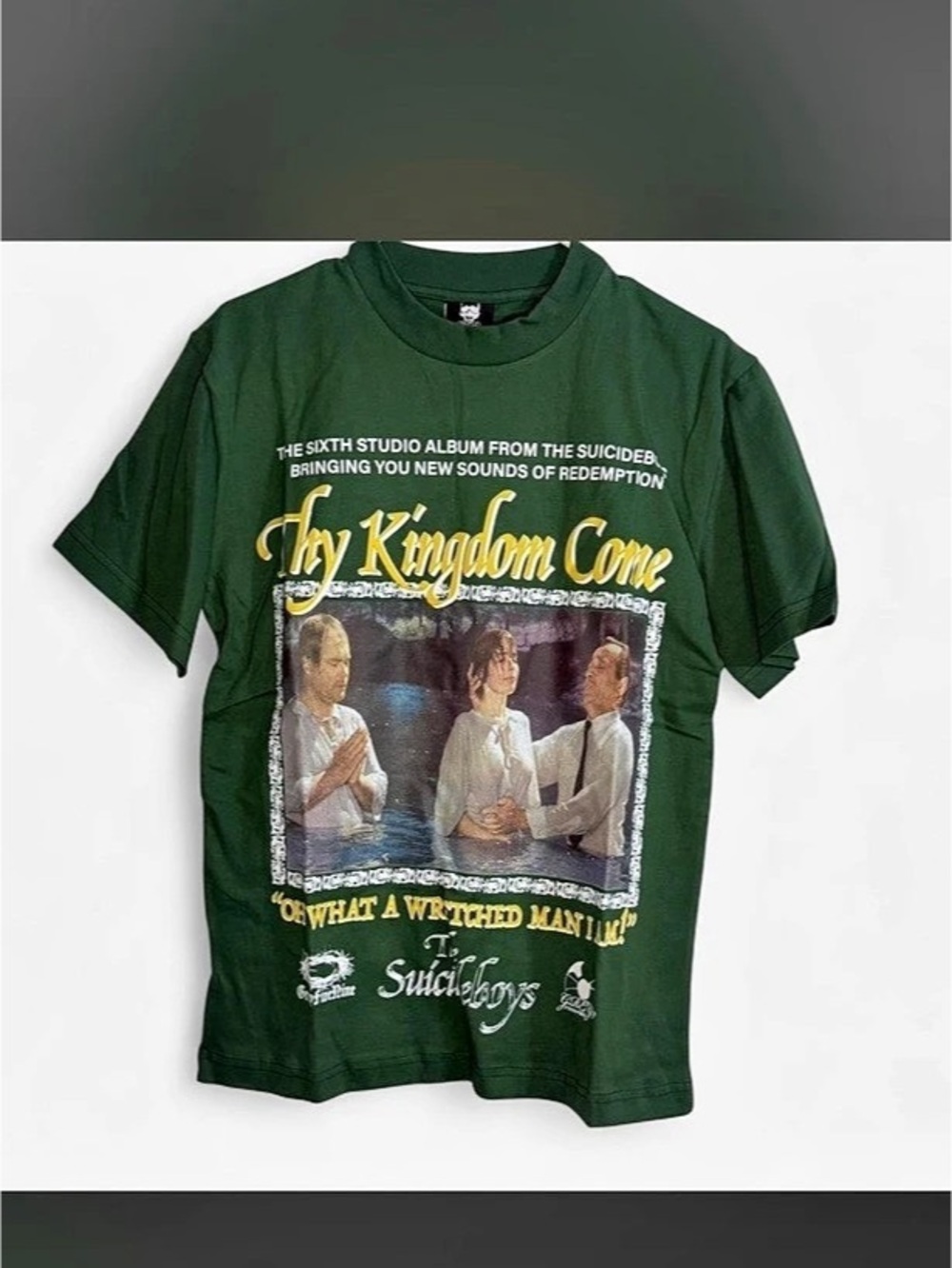 G59 Records G59 Wretched Tee (Green) Graphic Tee Green & White size Small NWT
